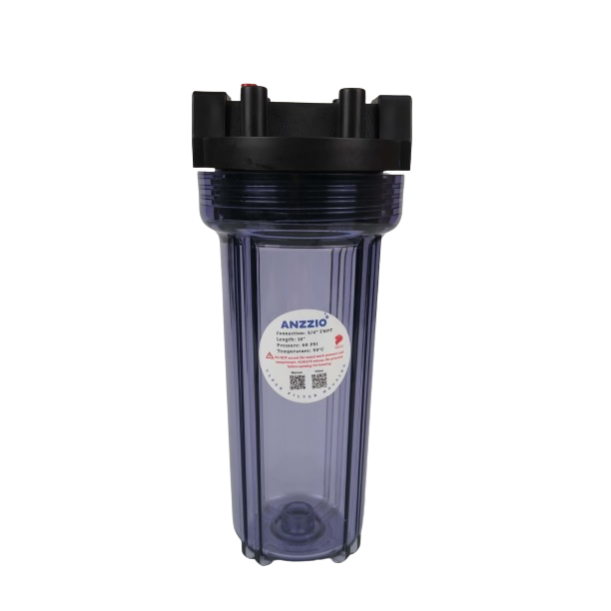 Clear Polypropylene Plastic Filter Cartridge Housing
