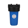 Blue Polypropylene Plastic Filter Cartridge Housing
