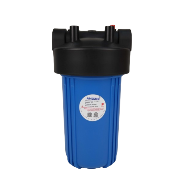 Blue Polypropylene Plastic Filter Cartridge Housing