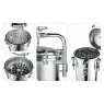 Stainless Steel Low Pressure Multi-Cartridge Filter Housing