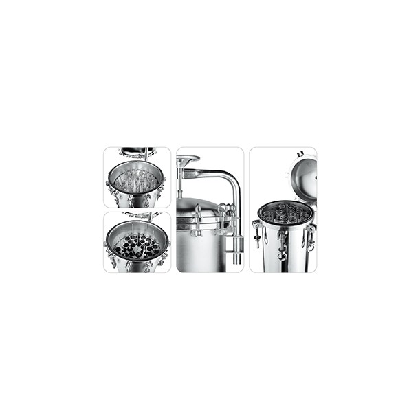 Stainless Steel Low Pressure Multi-Cartridge Filter Housing