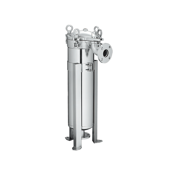 Stainless Steel High Pressure Single Filter Bag Housing (Side in Bottom Out)