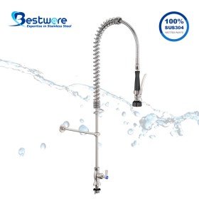 Single Hob Mount Pre-Rinse Faucet