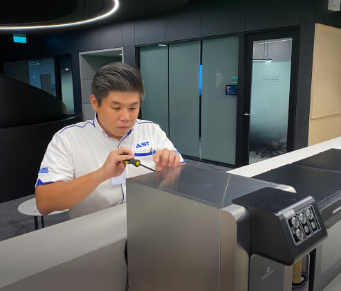 Sparkling water dispenser
installation