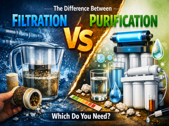 The Difference Between Filtration and Purification: Which Do You Need?